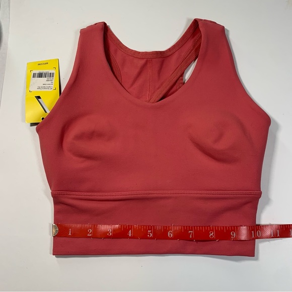 XS MP Women's Power Longline Sports Bra - Berry Pink - Picture 11 of 15